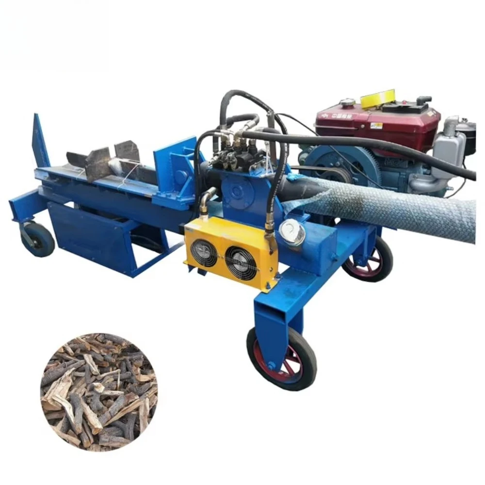 Automatic Electric Tree Log Wood Splitter Fire Wood Cutter Log Splitter Machine
