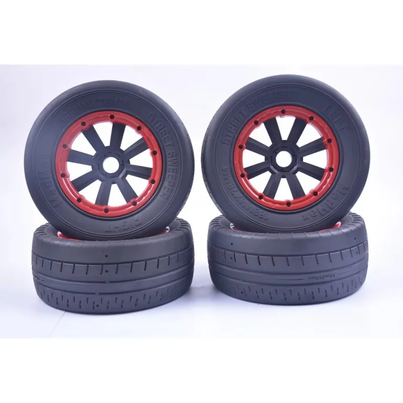 MadMax Sterke Dikke Belted Racing Road Banden Hoge Grip en Snelheid voor 1/5 LOSI 5IVE-T BAJA 5T 188mm * 78mm