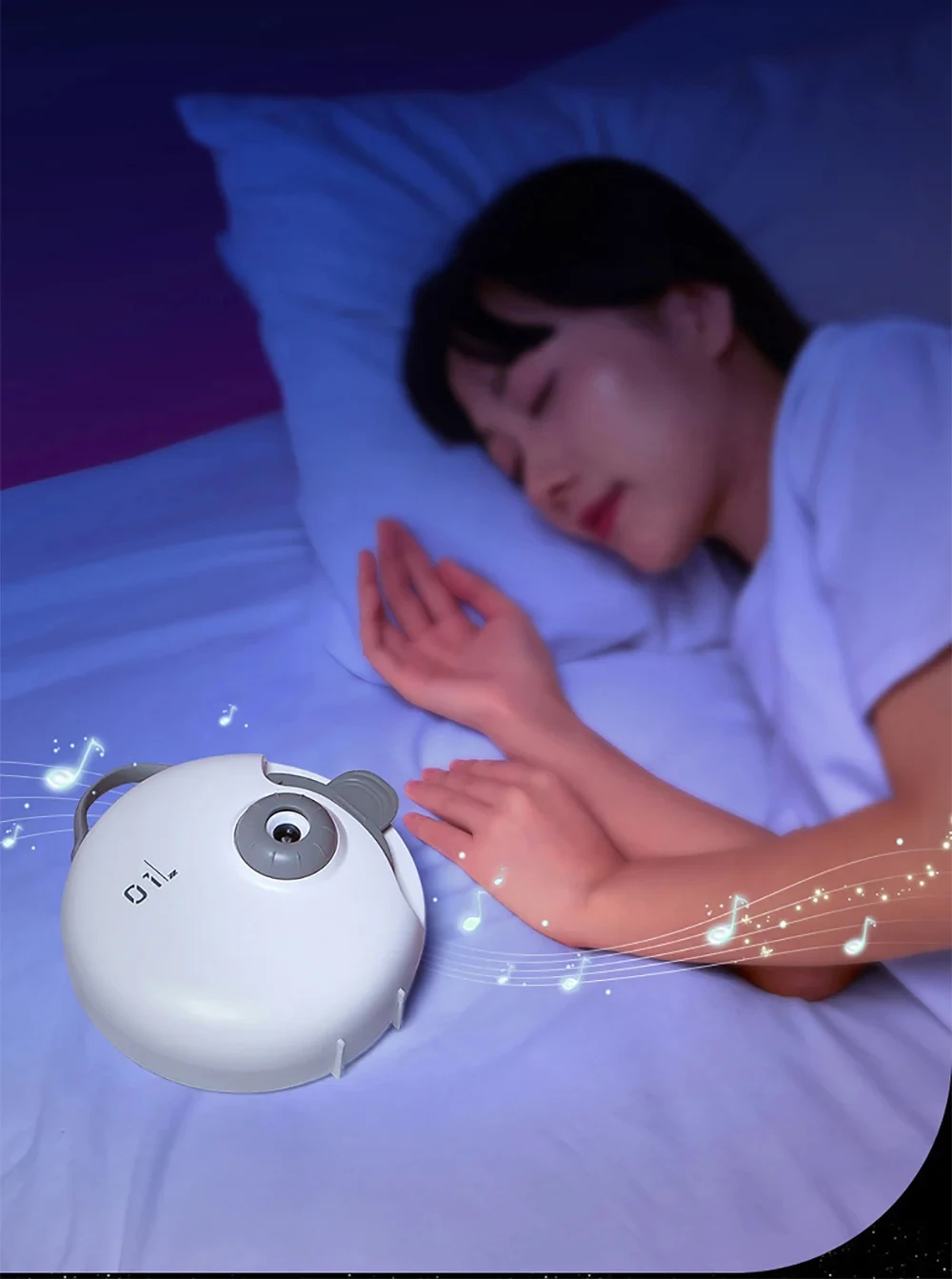 LED Night Light Music Bluetooth Galaxy Starry Sky LED Night Light camera familiare decorazione camera da letto Kids Gift Projection NightLight