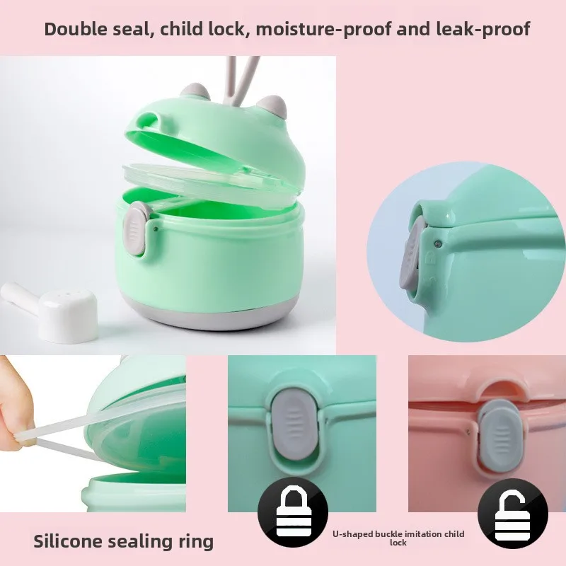 Maternal and Child Products Children's Baby Infant Formula Box Sealed Storage Portable Infant Formula Box