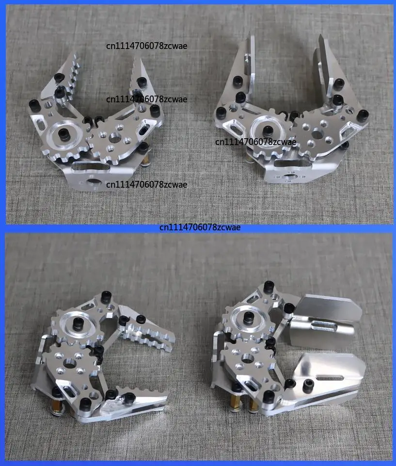 ZOCI-Industrial Metal Robot Claw Gripper, Robotic Arm Bracket 20A Mechanical Holding Accessory