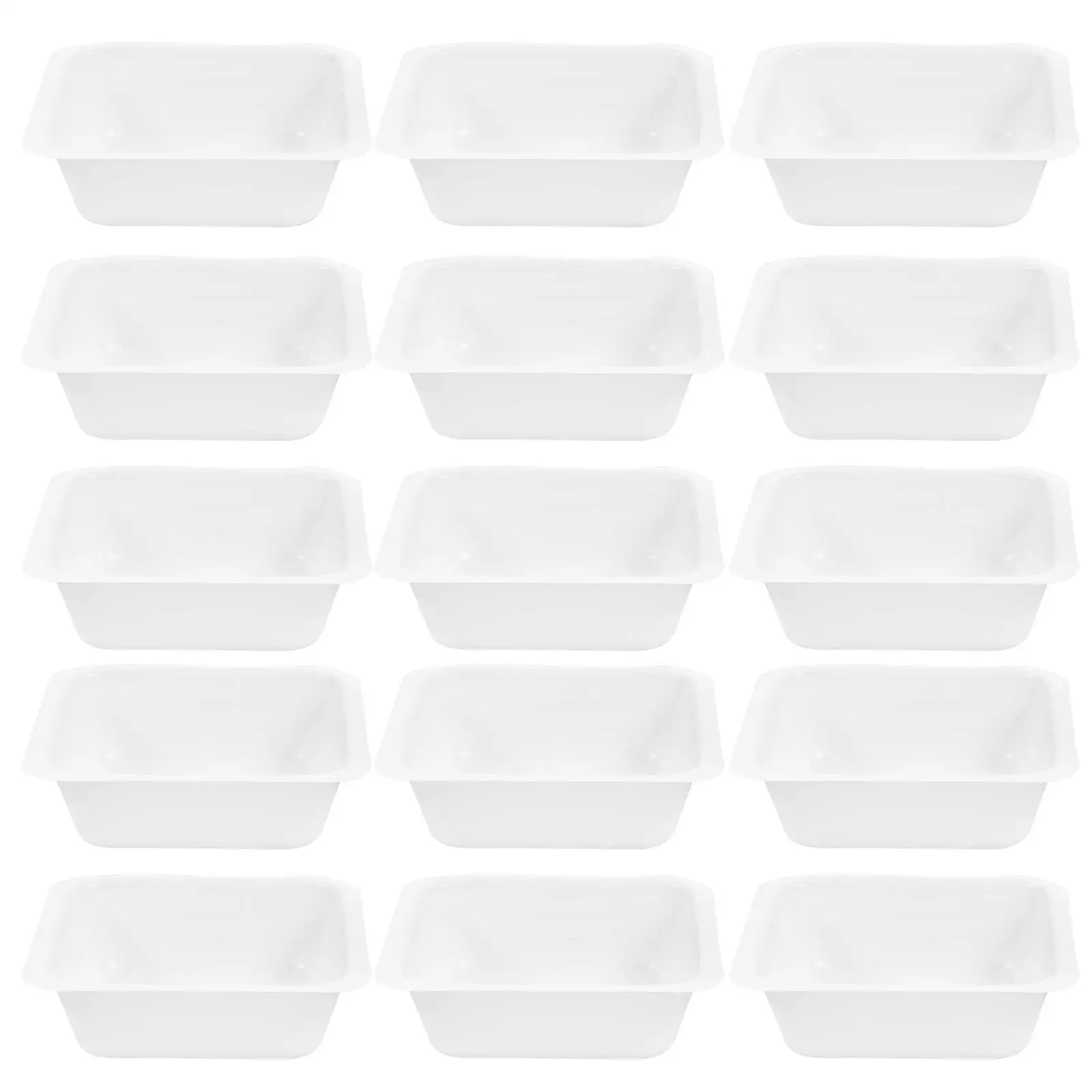 

20pcs Weighing Dish 100ml Square Trays Measuring Liquids Powders Disposable Easy Clean Anti Static Non Stick