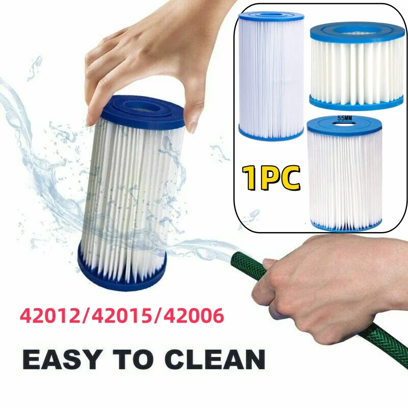 

1PC Replacement Swimming Pool Filter Fit for Bestway Flowclear Size VI Filter Cartridge Miami Vegas Palm Springs