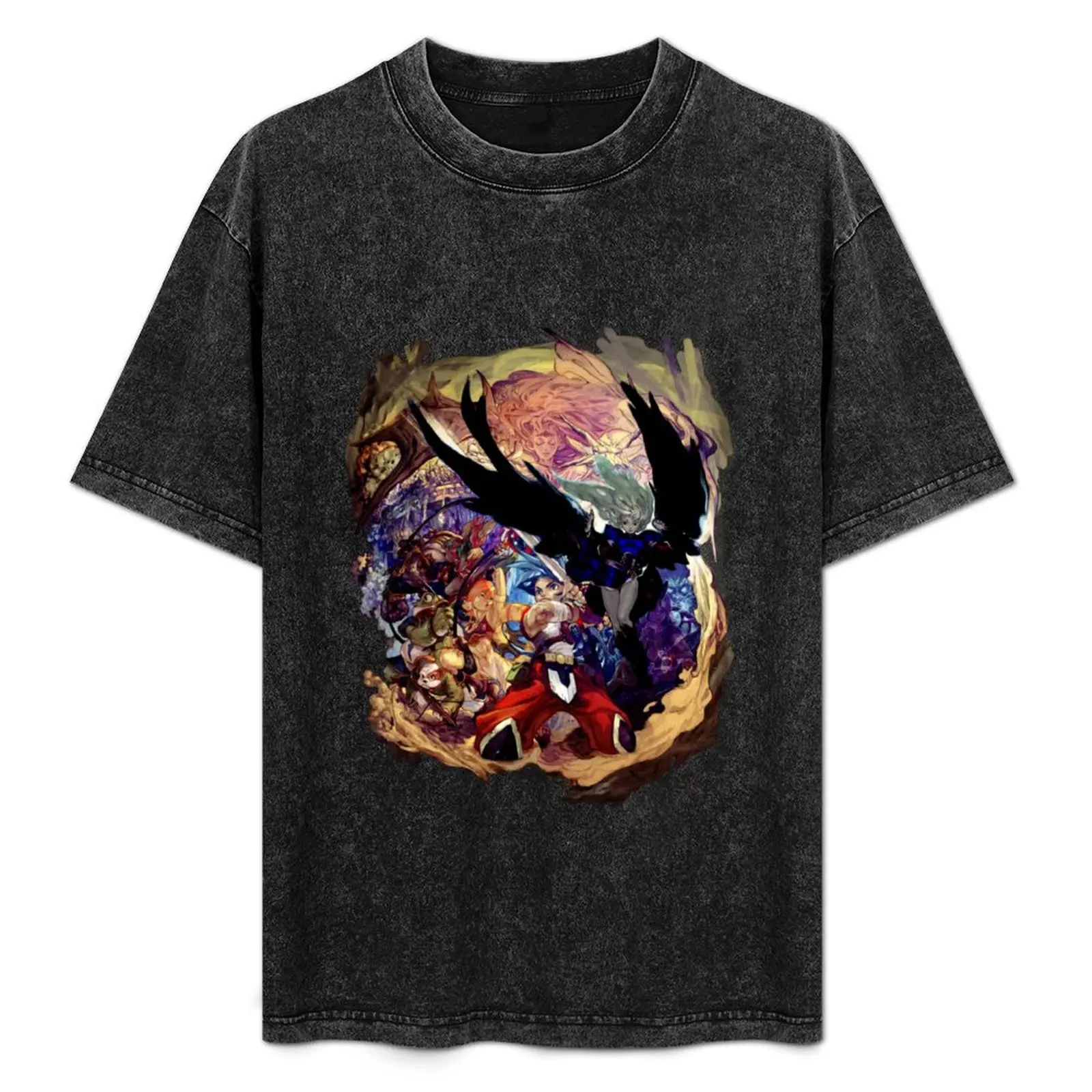 

Breath of Fire Artwork T-Shirt Anti-Fade Casual Tee Shirt