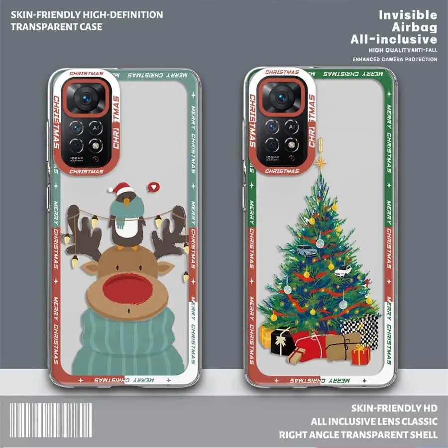 Merry Christmas Elements Graphic Phone Case For Samsung Galaxy A72 A52 A32 A22 5G A51 A71 A12 A21s 4G A50 A31 Angle EYE case