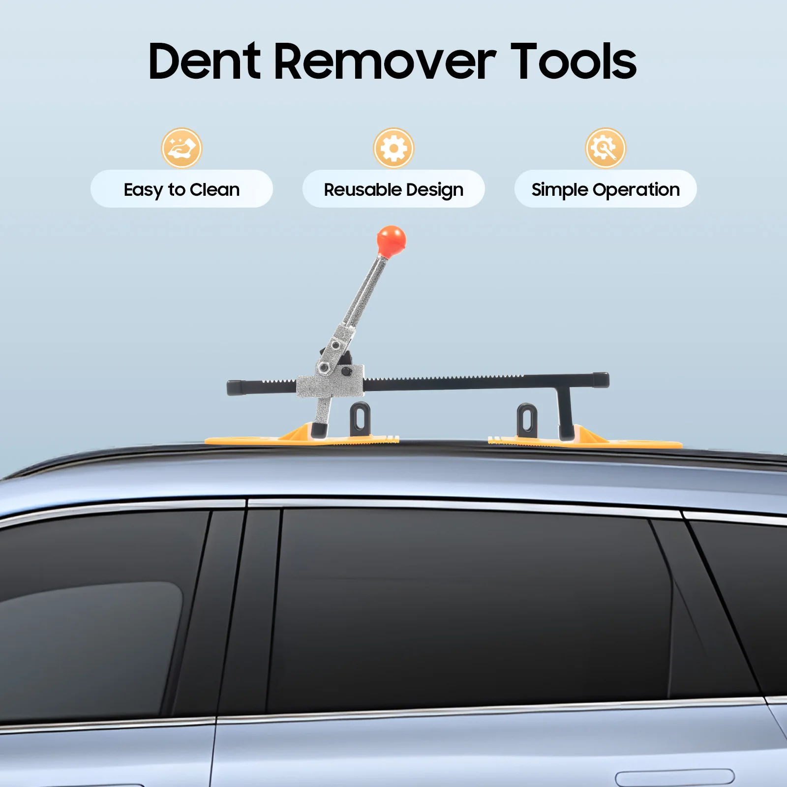 Car Dent Repairing Tool Sheet Metal Puller Manual Sheet Metal Puller Dent Removal Tool Paintless Dents Removal Sheet Metal Dents