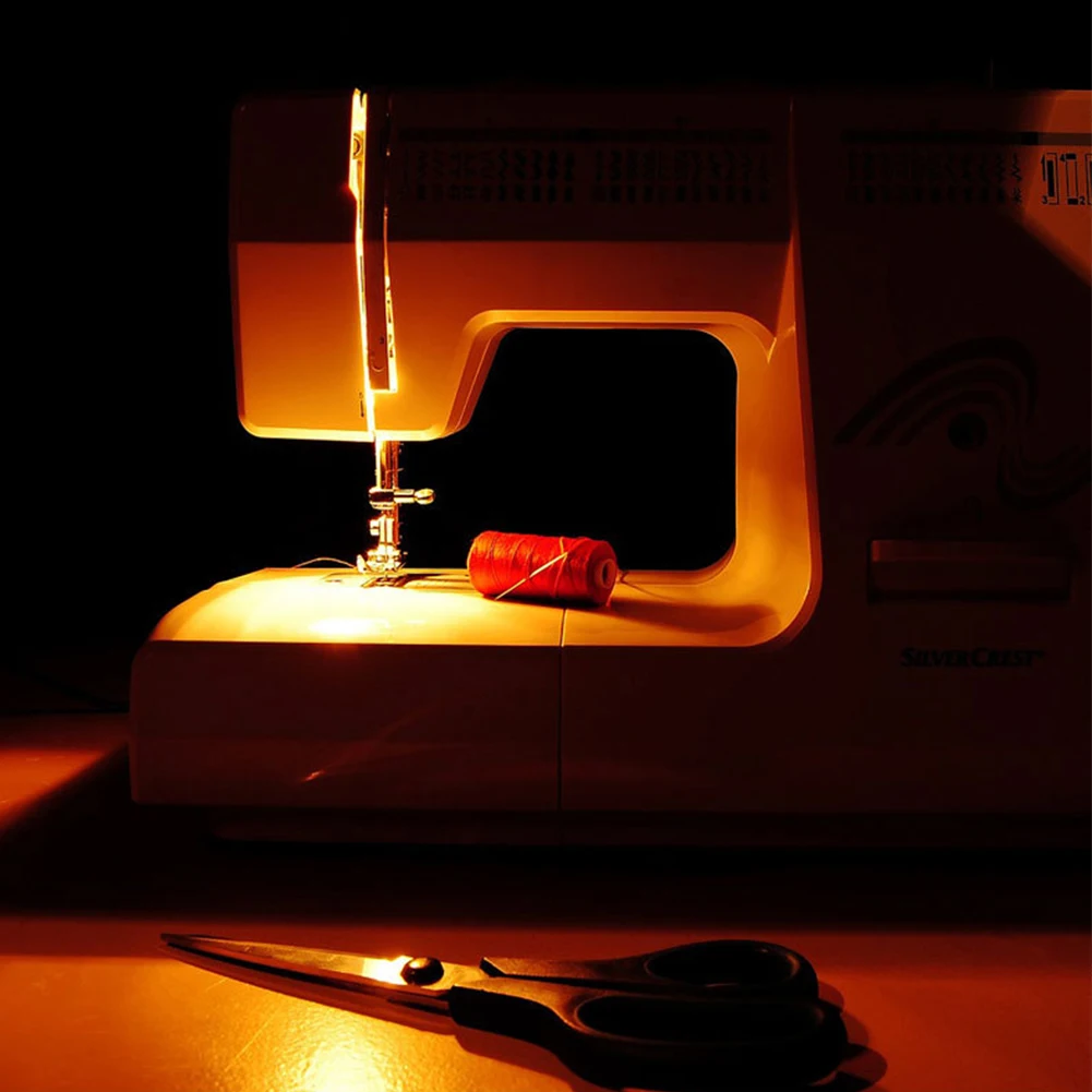 2W LED Sewing Machine Light With Magnets Base High Brightness Efficient Energy-saving U-shaped Flexible Work Lighting Lamp