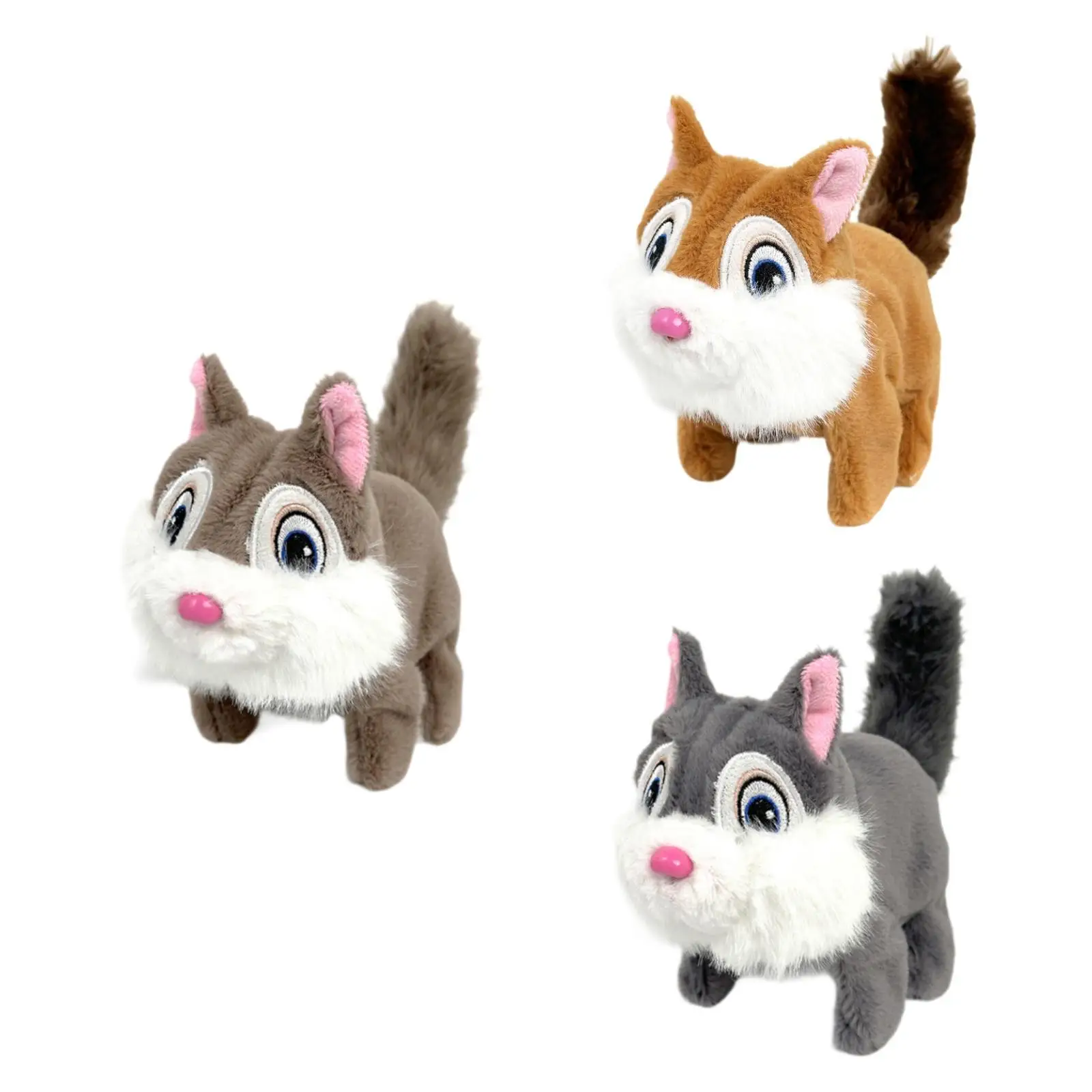 Jouet en peluche électrique pour garçons et filles, marche et aboie, son animé, animal de compagnie électronique, enfants, bébés, nourrissons, cadeau de vacances, fête