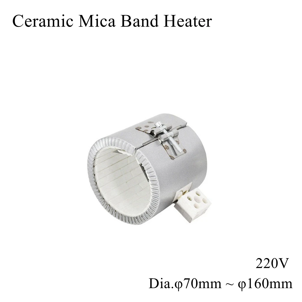 

Ceramic Mica Band Coil Heater Porcelain Electric Heating Ring Element Plastic Injection Molding Machine Mould Extruder Nozzle
