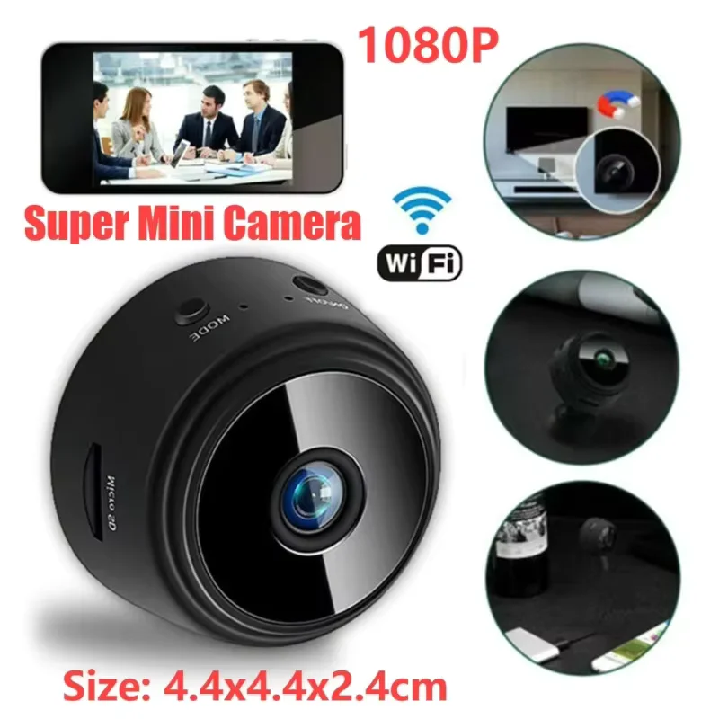 New Cemera Mini A9 1080P High Definition WIFI CCTV IP Black Voice Video Security Wireless Security Cameras Fast Delivery
