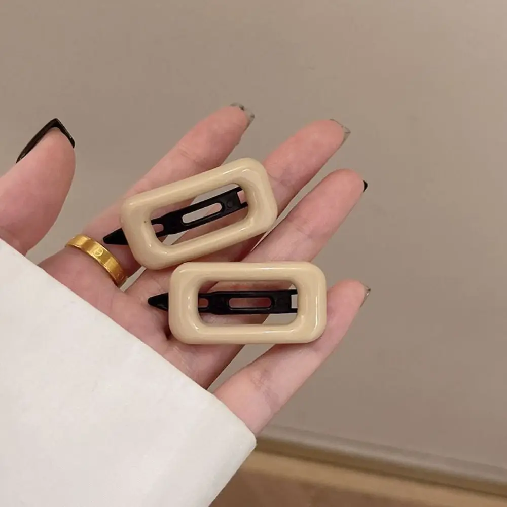 1-пара-высококачественных-заколок-для-волос-в-корейском-стиле-квадратные-универсальные-в-цветах-Моранди-легкие-заколки-для-волос