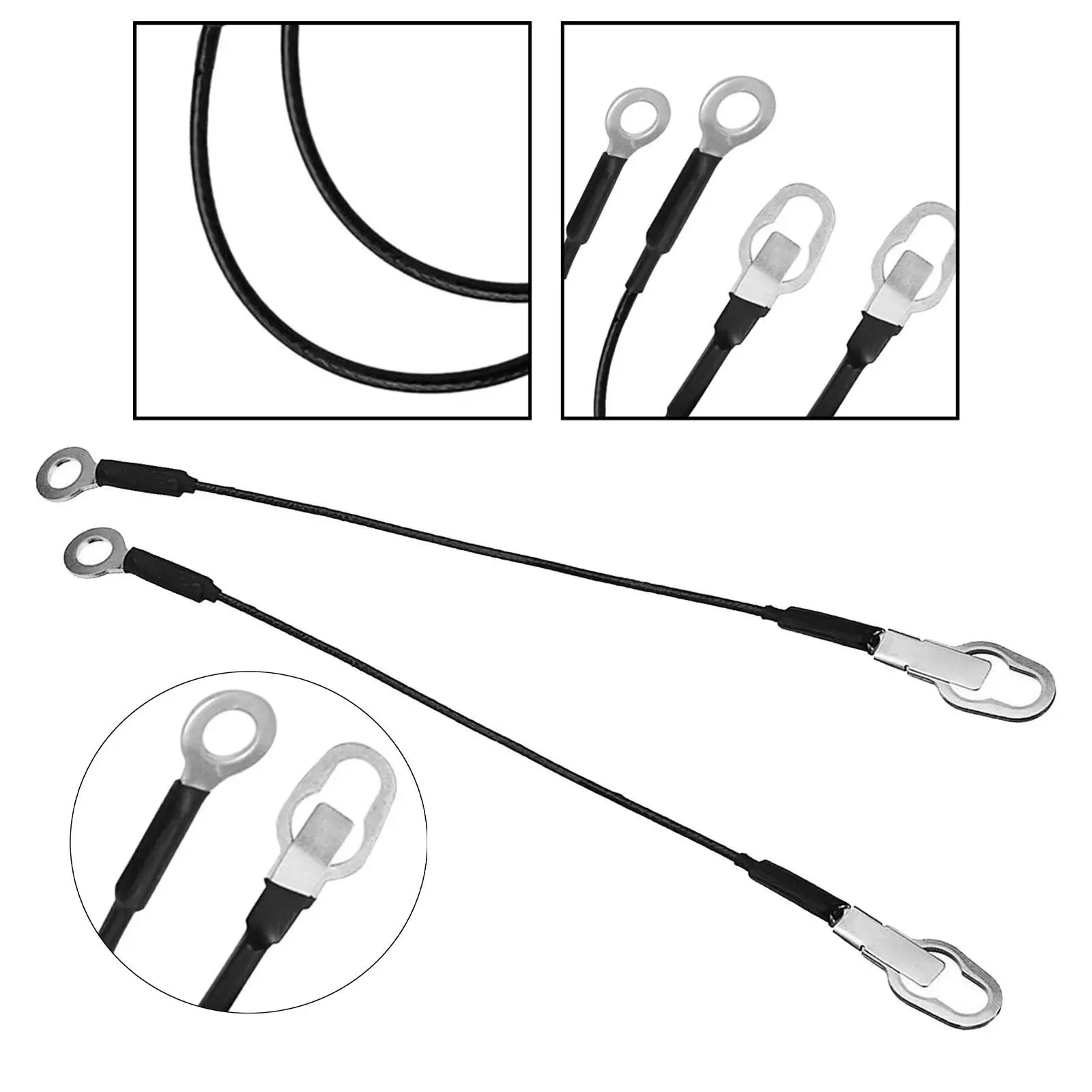 

Комплект для замены кабеля поддержки подъема задней двери, задний левый и правый высокопрочный пластик для автомобильных аксессуаров