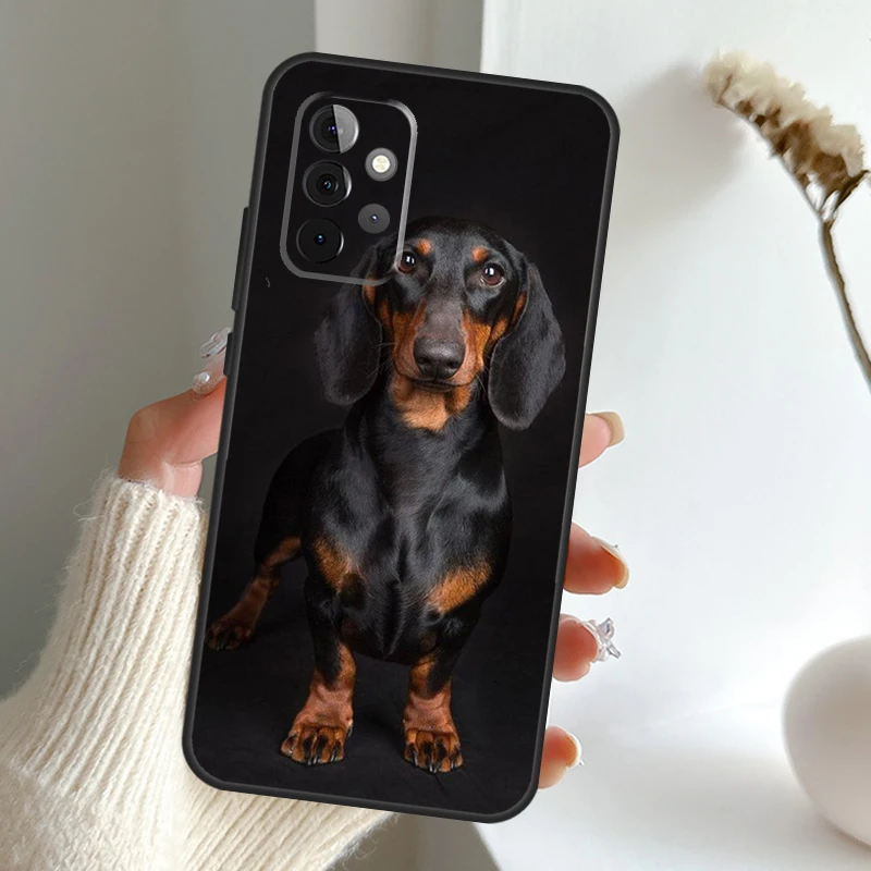 Dachshund Dog Case For Samsung Galaxy A54 A53 A34 A33 A13 A23 A31 A51 A71 A12 A22 A32 A52 A50 A52S Cover