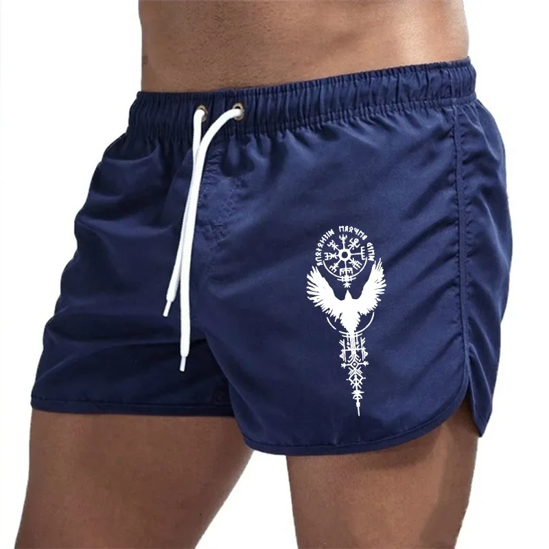 

Casual Outdoors Daily Quality Beach Shorts Men's Quick Drying Elastic Waist Pockets Drawstring Ventilate Summer Gym Surf Shorts