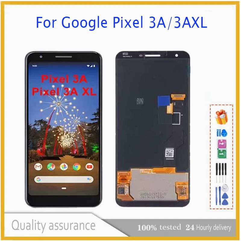 OEM OLED For Google Pixel 3A LCD Display Touch Digitizer Assembly Screen Replacement Repair G020A, G020E, G020B, G020G ,G020H