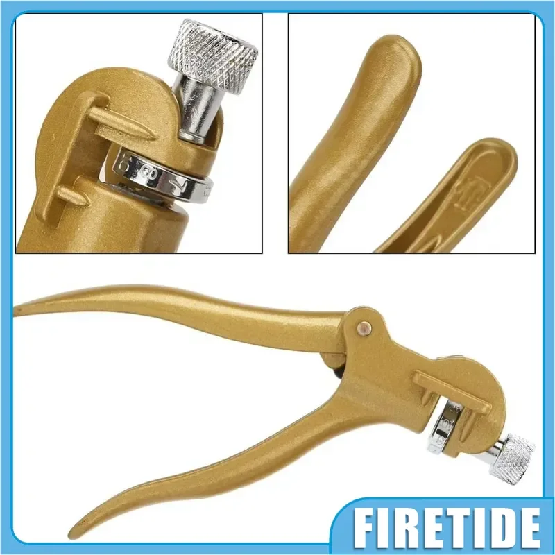 Durable Anvil‑Design Saw Teeth Setting Puller Kit, Portable Hand Crimping Pliers for Saw Blade Tooth Adjustment Woodworking