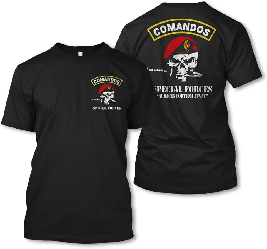 Portuguese Army Special Forces Commando Comandos Portugal Military T-Shirt