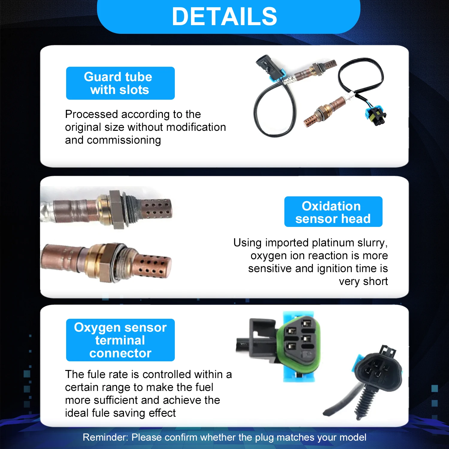 2pcs Front Rear Lambda Probe Oxygen O2 Sensor 12617648 12629659 For VAUXHALL Opel ASTRA J GTC INSIGNIA A mk1 2.0 Turbo 2008-2017