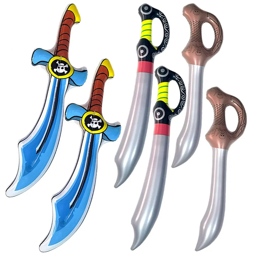 Sword Party Cosplay Prop Halloween Safe Christmas Kids Party Favors Birthday Party Organizer Girl Event Planner 6PCS