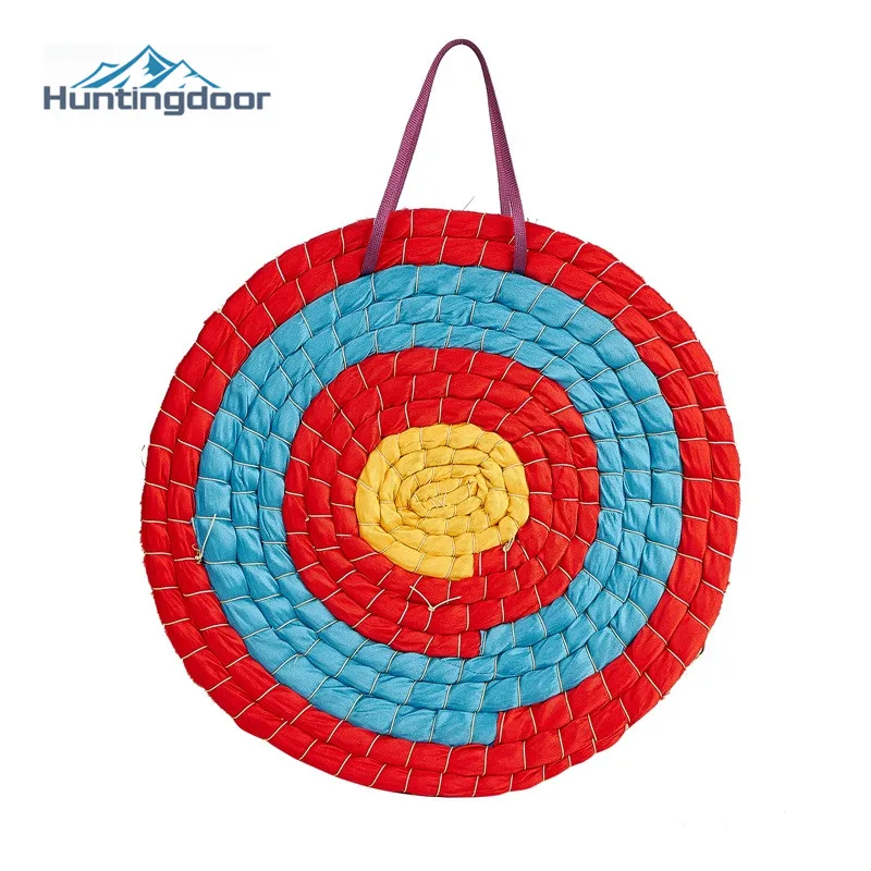 1 Layer 2cm*30cm Straw Target Red Blue Round Target Strong Durable for Darts Archery Children Bow Shooting Practice