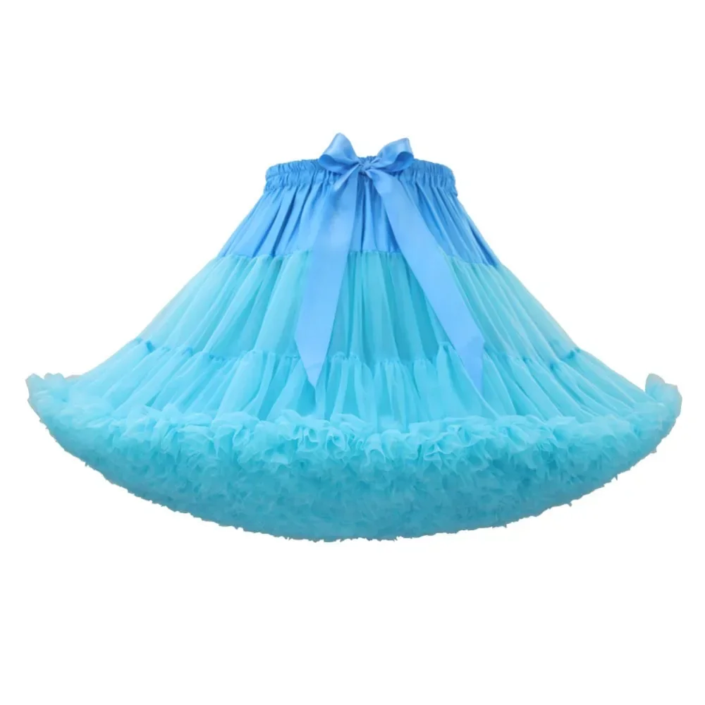 Womens Pluizige Party Dance Tutu Rok Meisjes Lolita Petticoat Baljurk Onderrok Swing Korte Jurk Cosplay Rockabilly Crinoline