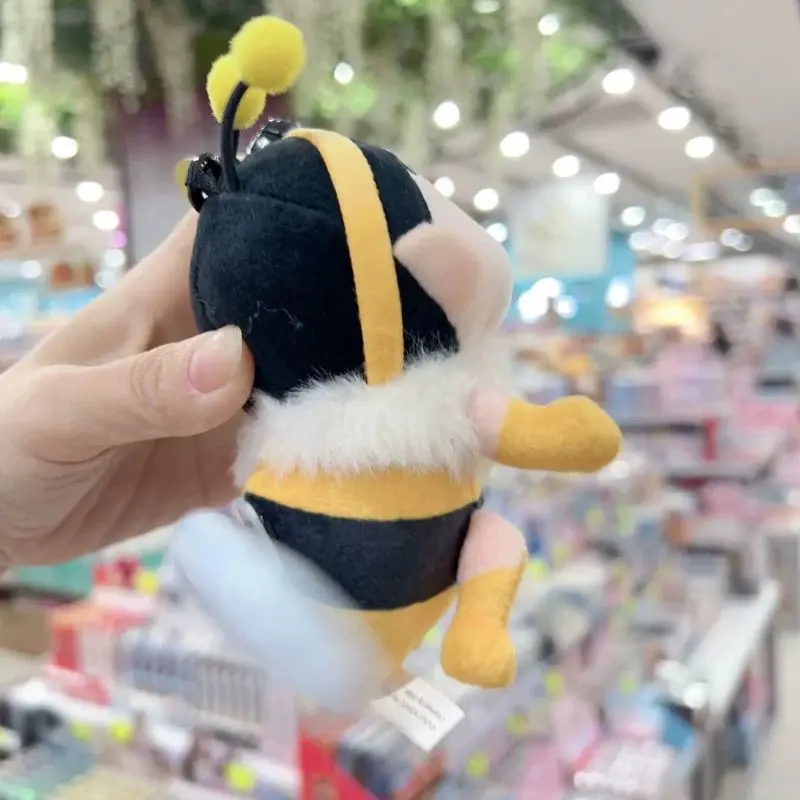 الكرتون أنيمي تلوين شين تشان ليتل النحل أفخم قلادة المدرسية قلادة سحب أجنحتي تهتز ألعاب من نسيج مخملي المفاتيح هدية #5