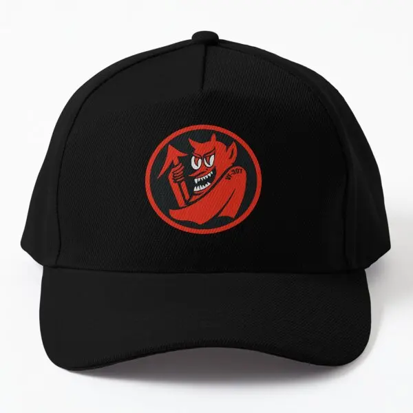 Vf 301 Fighter Squadron 301 Devil Is Di  Baseball Cap Hat Boys Sport Summer Casquette Outdoor Solid Color Czapka Bonnet  Hip Hop