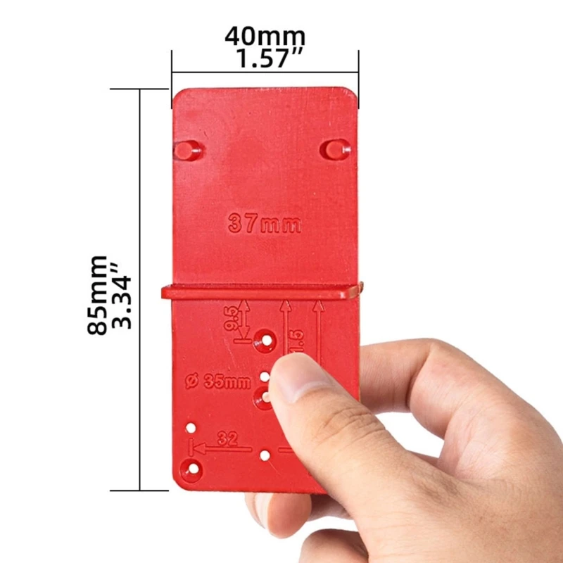 Bản Lề Lỗ Khoan Hướng Dẫn Định Vị Bản Lề Khoan Jig Khoan Chế Biến Gỗ Cửa Dropship