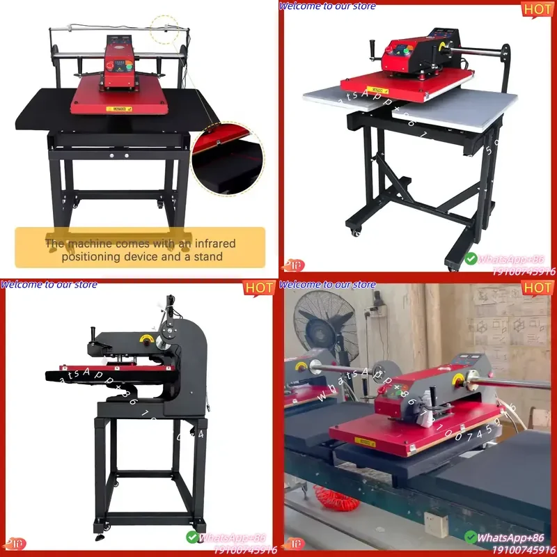 

2026Hot High Quality Double Station Heat Presss Machine 40*60 Semi-Automatic Pneumatic Printing Machine up Sliding Type DTF