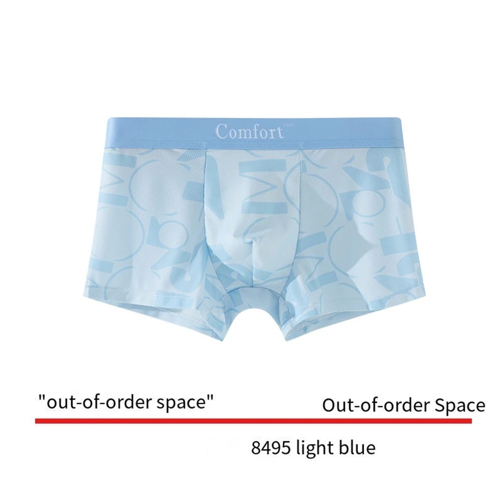 

2025 New Men Print Breathable Pouch Underwear Underpants Panties Boxershorts Sexy Shorts