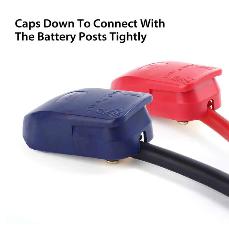 

1 Pair + - Electrode Quick Release Lift Off Connector Clamps Car Battery Terminals for Car Caravan Boat Moto