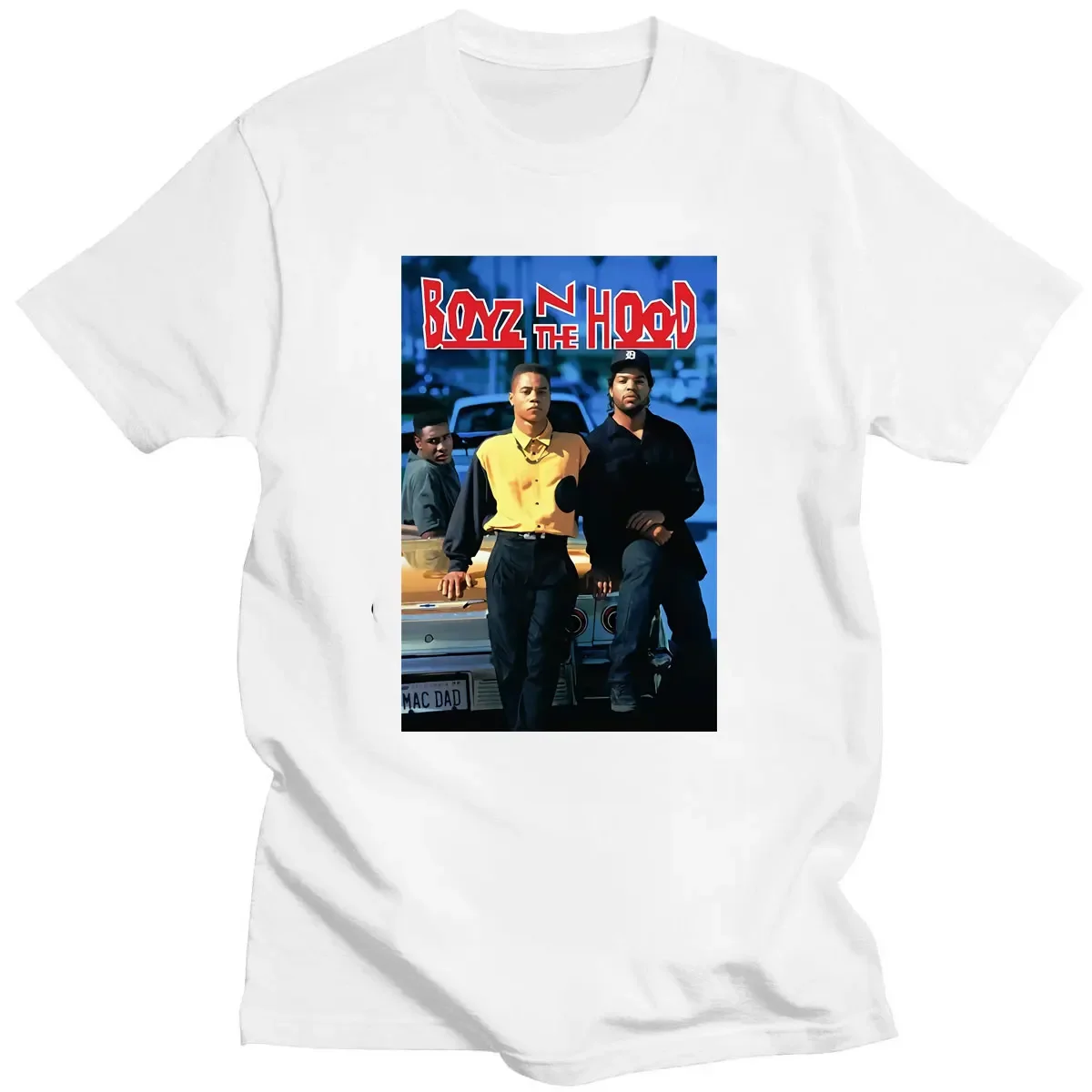 heavyweight Doughboy Boyz N The Hood T-shirts Ice Cube 90's Movies Vintage Tshirts Men Fashion Short-sleev Tee Hop Harajuku Tops