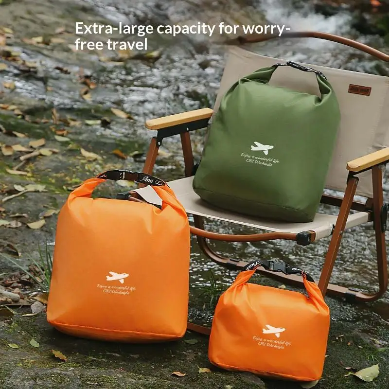 

Waterproof Travel Toiletry Bag Large Capacity Handheld Shower Organizer Multi Functional Outdoor Rafting Storage Pouch