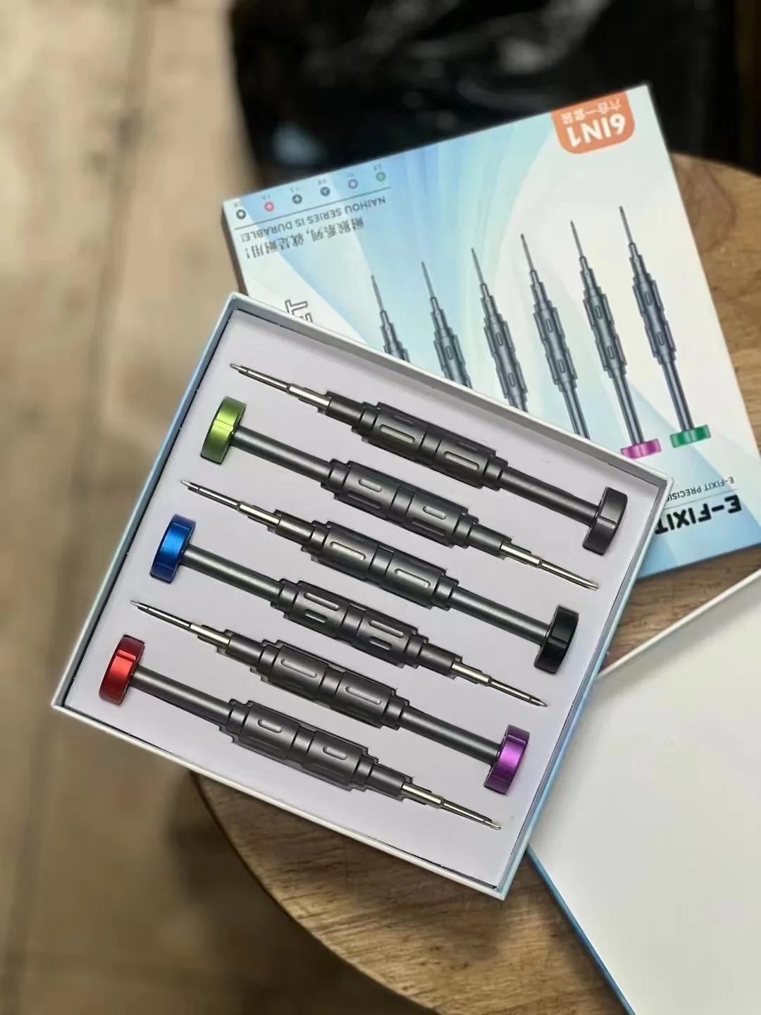 E-FIXIT screwdirver for mobile LCD Screen Dismantling Combat Screwdriver Set Tools/repair tools/6 in 1/Mobile Repair tool