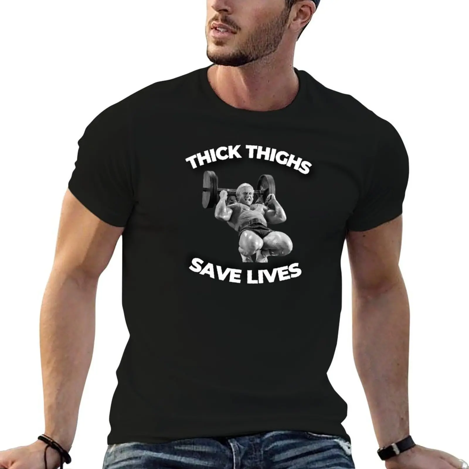 

Tom Platz Thick Thighs Save Lives T-Shirt anime t shirts oversize man t shirt designer g man t shirts for men T-Shirt