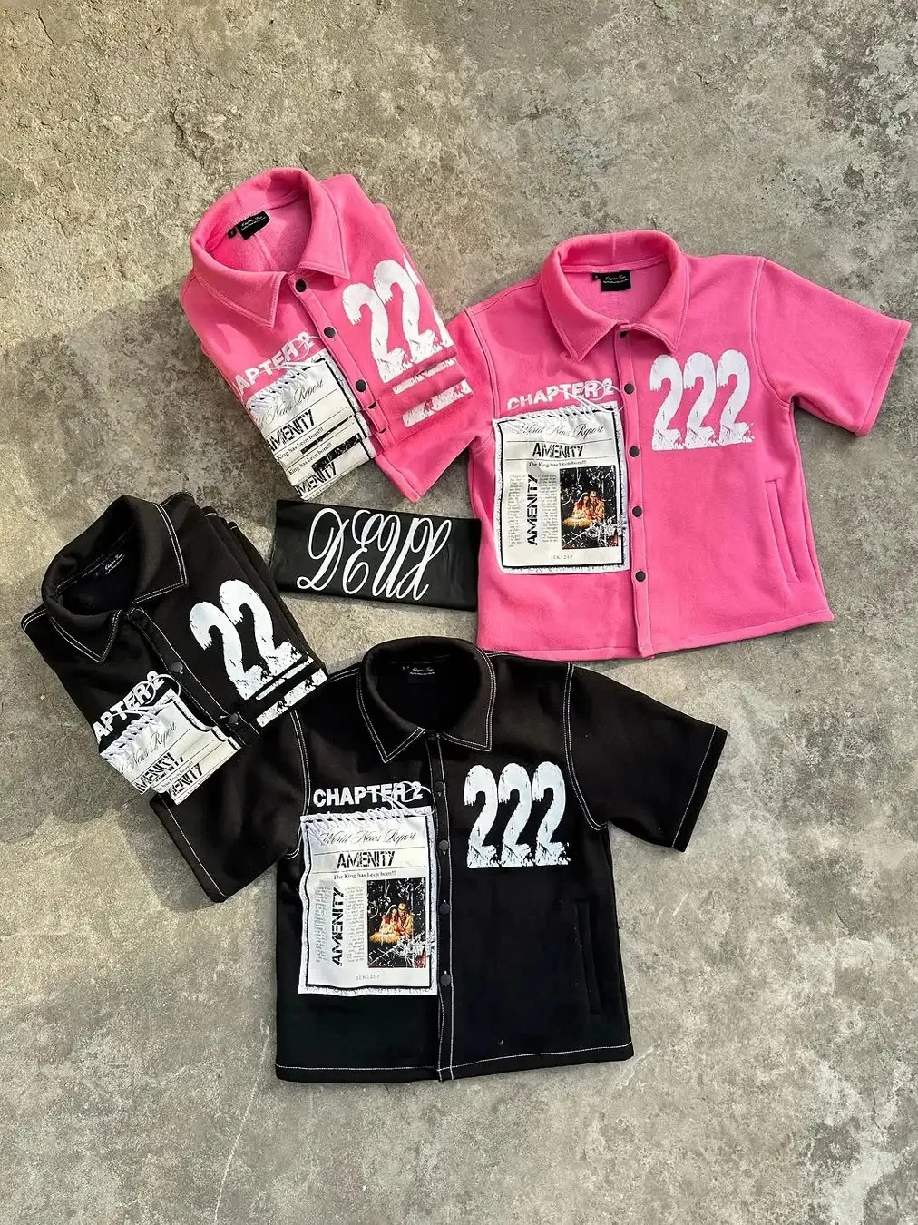 

Faionable Printed irts for Men And Women Loose Fit ort Sve Button up Casual Urban Sle irt for Everyday Wear