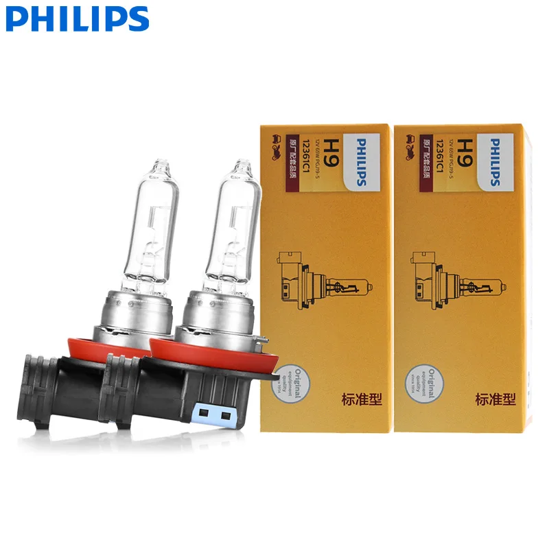 Philips 2 stks H4 H7 H11 HB3 HB4 Vision Originele Auto Licht H1 H3 H8 H9 9005 9006 3200 K Standaard Lampen Halogeen Hoge Dimlicht Paar