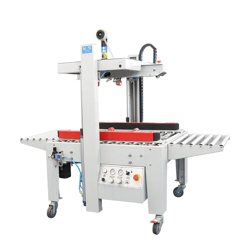 Automatic pneumatic sealing machine, adaptive carton baler machinery