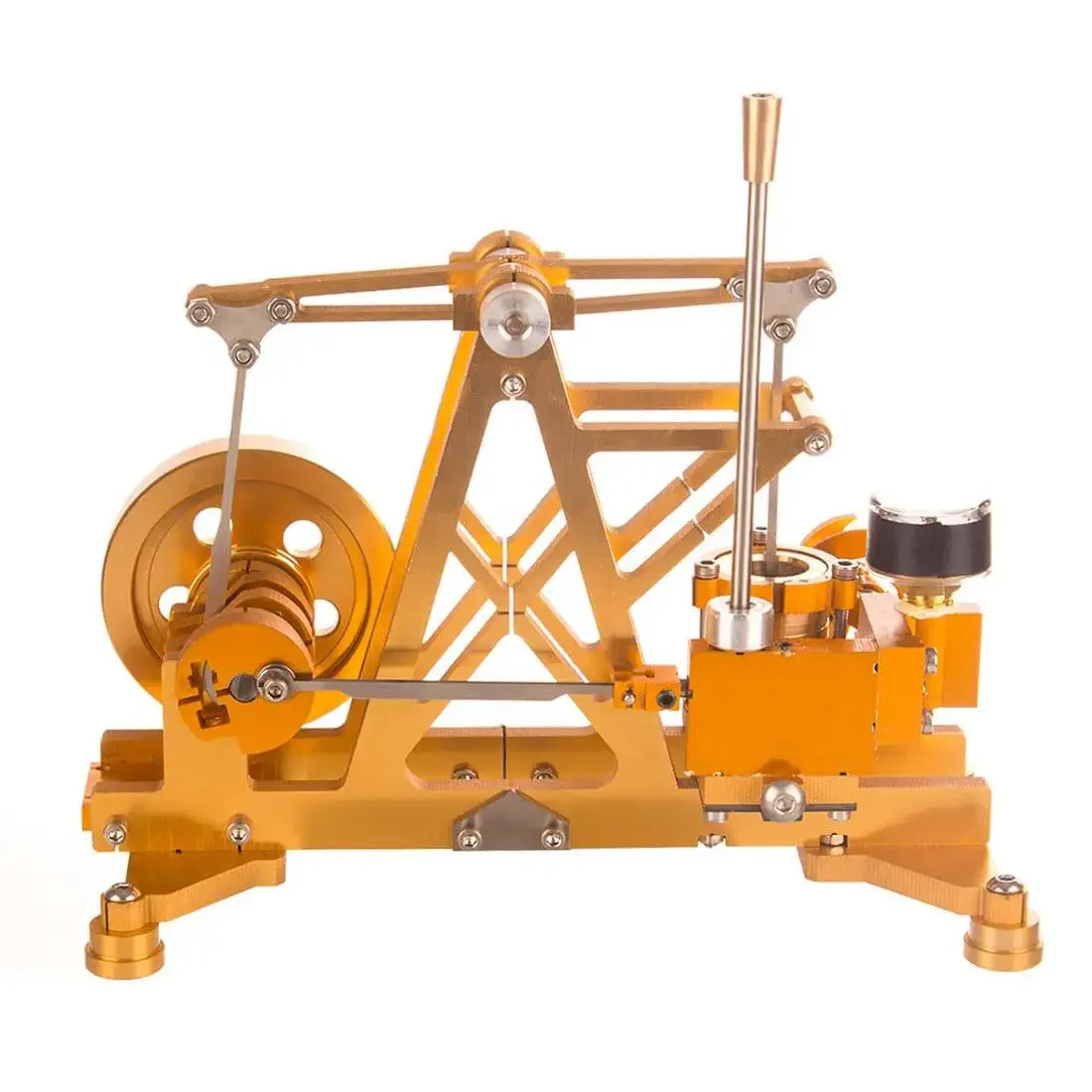 Watt Steam Engine Model with Boiler Cool Science Project Toys Can Be Started Watt Reactor Steam Engines Model Toy