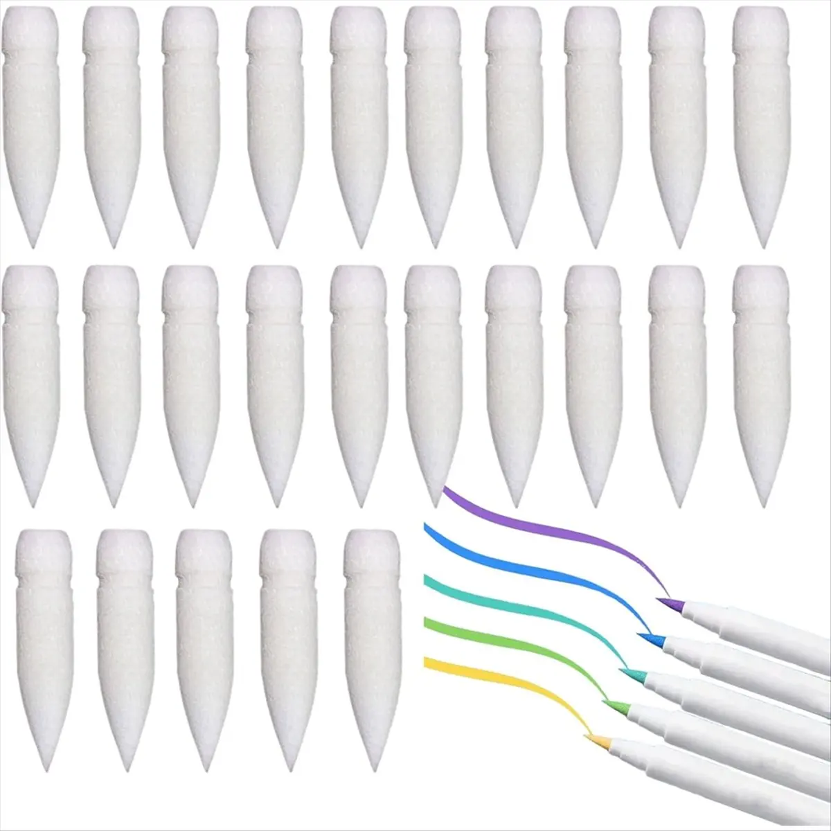 A95G Paint Marker Replacement Tips- Acrylic Pen Heads Wear Refill Accessories for Drawing, Hand Lettering