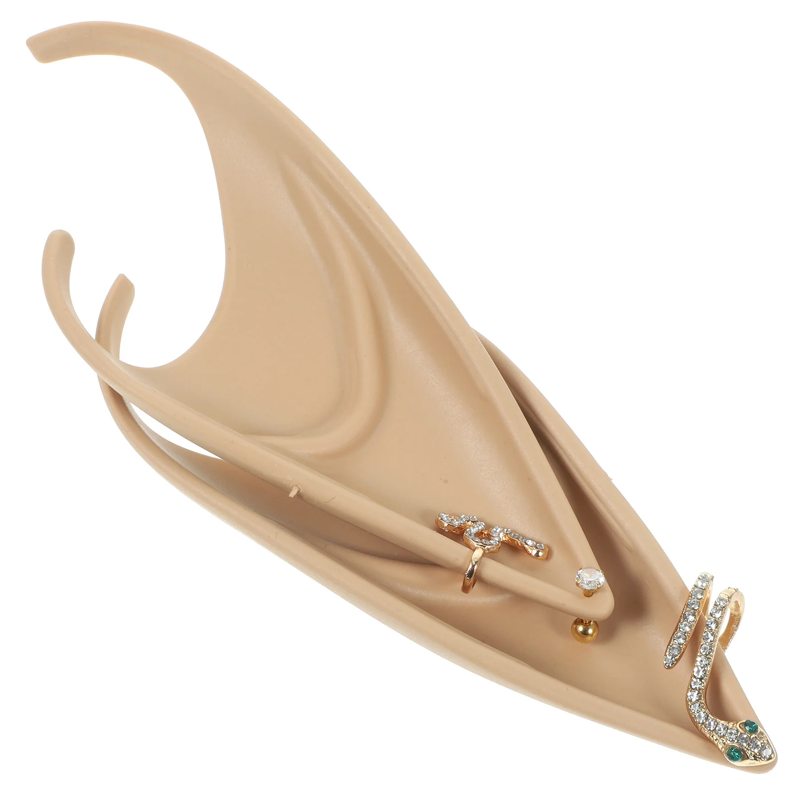 1 par de accesorios de disfraz de Cosplay con orejas de hada, diseño realista reutilizable para Halloween, vestido de fiesta de Carnaval, accesorios para mujer