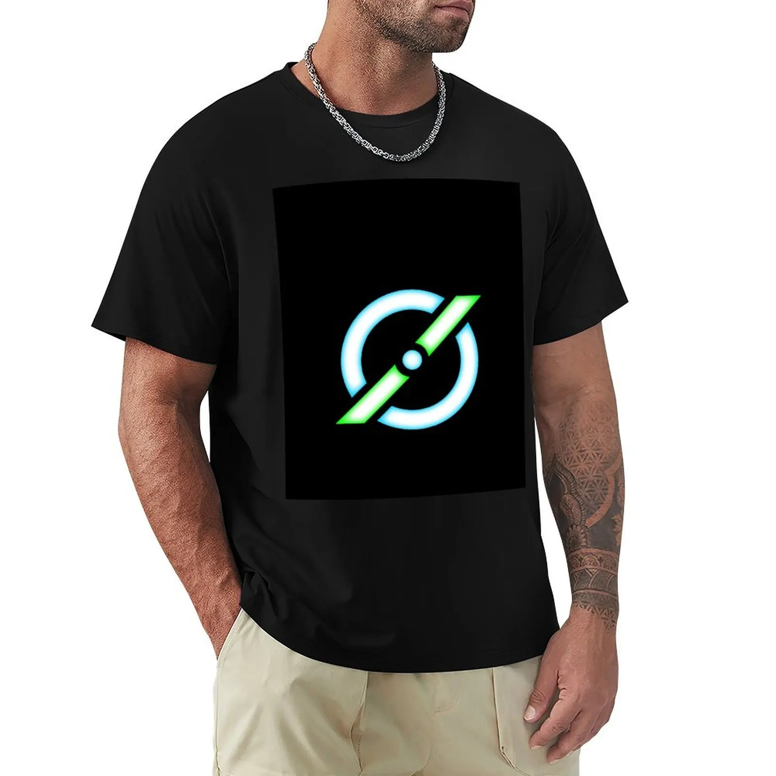 n00neimp0rtant Empty Set Logo T-Shirt Big and Tall Short Sleeve Tee