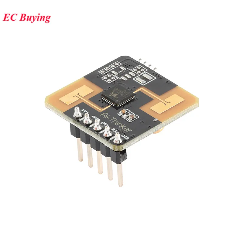 5pcs/1pc Rd-03 24G Radar Sensor Module 2.4Ghz Human Body Micro Motion Sensing Detection ISM Radio Band UART Interface Antenna