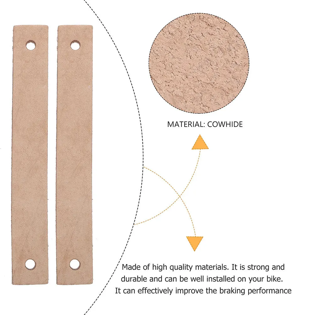 

2Pcs Resistance Knobs for Fitness Bike Easy Install Durable Non-Slip Brake Pads Exercise Bike Braking Blocks Gym Cycling