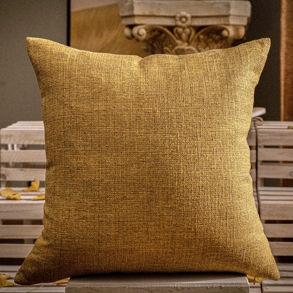 NAPEARL Warm Autumn Winter Style Solid Pillow Cases Sofa Cushion Covers Throw Pillow Covers for Home Decor 45x45cm 1PC