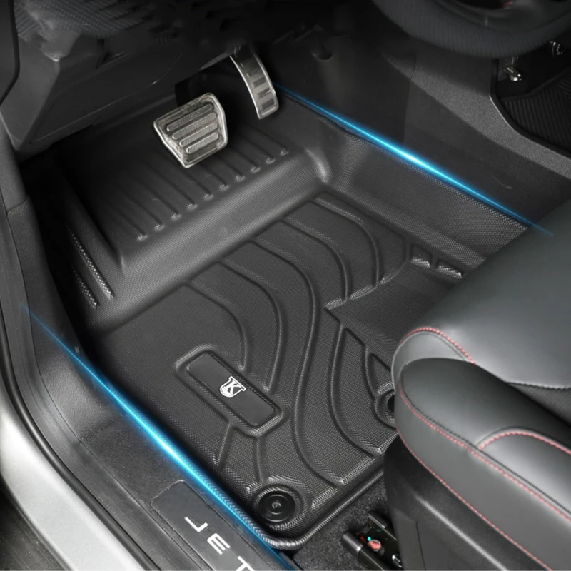 For Jetour T2 Traveler 2024 2025 Floor Mats Trunk Mats, All Weather Waterproof Anti-Slip Front Rear Cargo Liner Mat Foot Pads