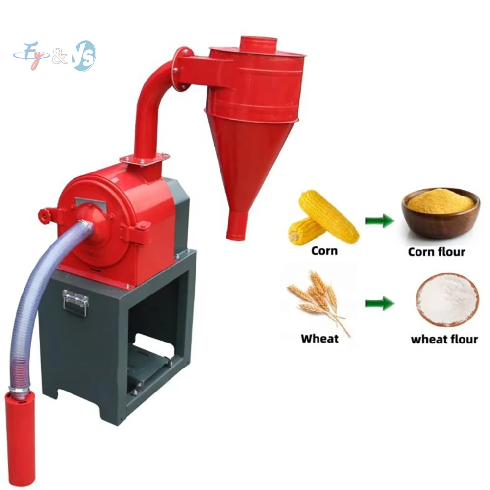 Corn Mill Grinder/Animal Chicken Pig Feed Rice Pepper Crusher/ Maize Milling Machine Self-priming Flour Mill