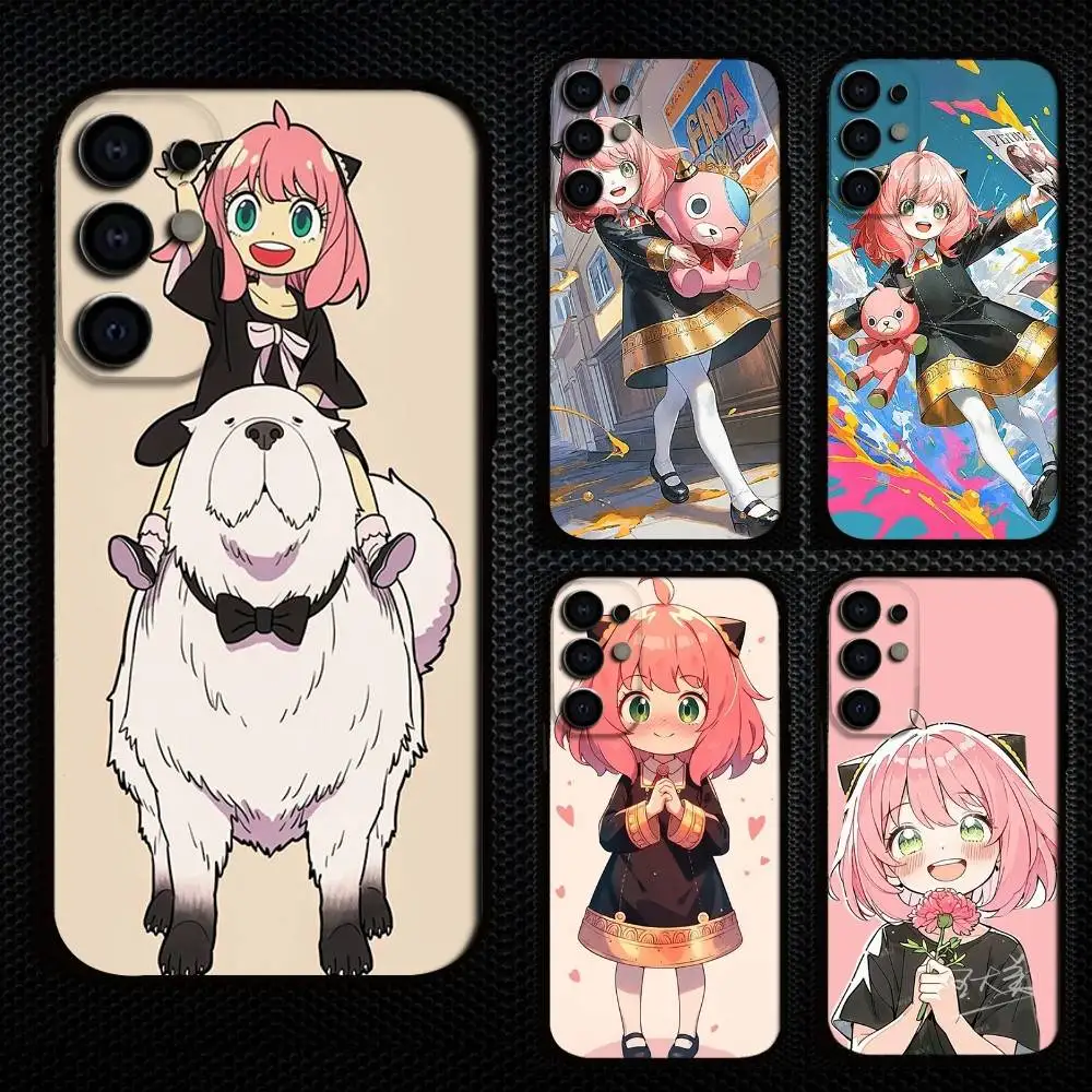 

Anime S-Spy x F-Family Phone Case For Samsung S25,S24,S21,S22,S23,S30,Ultra,S20,Plus,Fe,Lite,Note,10,9,5G Black Cover