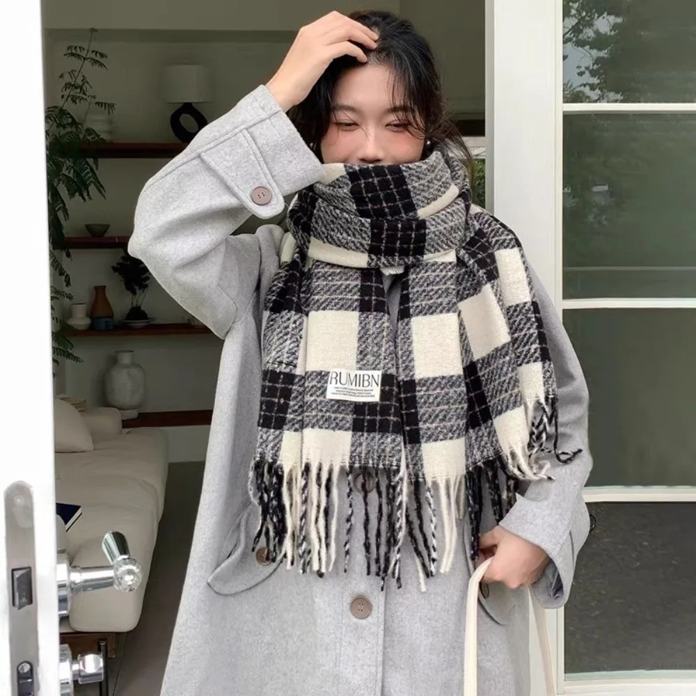 

New Warm Scarf Windproof Coldproof Shawl Wrap Soft Long Tassel Scarves Gift