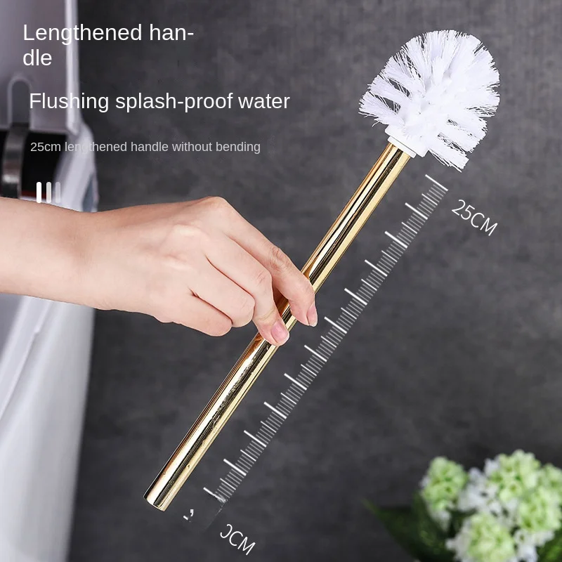 Cleaning Tool Toilet BrushMarble Base Cleaning Brush Holder Household Cleaning Tool Toilet Brush Ceramic Bathroom Accessories